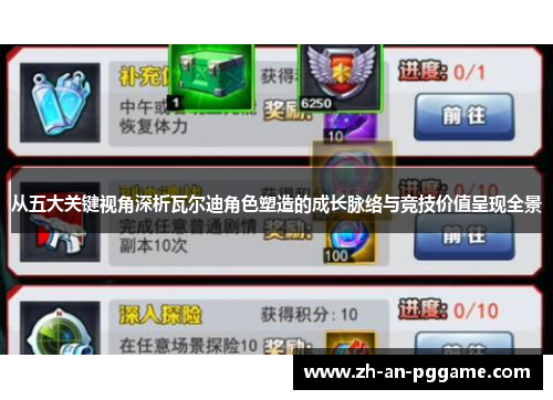 从五大关键视角深析瓦尔迪角色塑造的成长脉络与竞技价值呈现全景